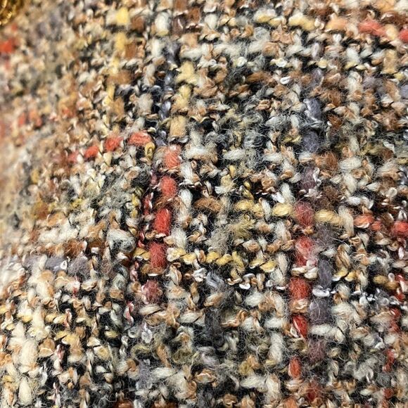 Tweed Colorful Blazer SZ 4-6 Made in France French  size 38 - Picture 9 of 9
